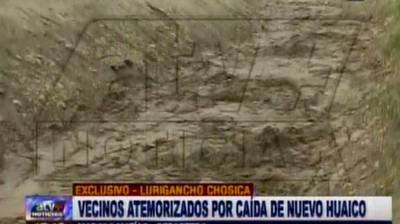 Río Huaycoloro amenaza con desbordarse nuevamente