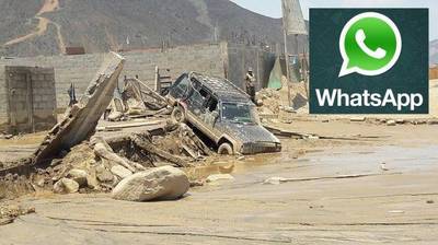 WhatsApp: la verdad sobre audios que anuncian lluvias y huaicos