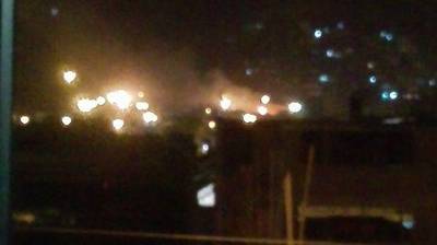 SJL: reportan gran incendio en el penal de Lurigancho