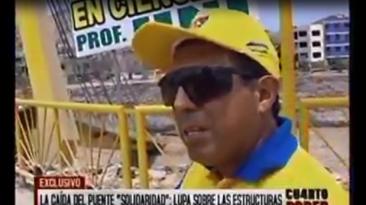 Emape: Puente Solidaridad ´No se ha caído, se desplomó´