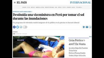 Perú: El escándalo de la viceministra dio la vuelta al mundo
