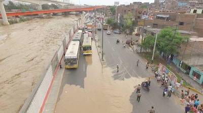 SJL: amplían estado de emergencia tras daños por río Huaycoloro