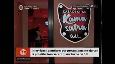 SJL: PNP intervino a 35 mujeres en prostíbulo