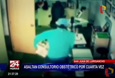 SJL: asaltan consultorio obstétrico por cuarta vez