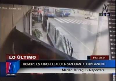 SJL: hombre fue arrollado tras choque de dos coaster 