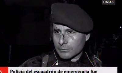 SJL: Sujeto agrede a un policía para no ser intervenido