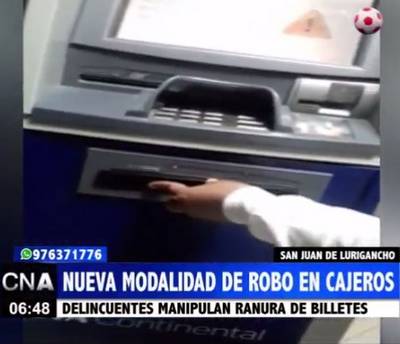 SJL: La nueva modalidad de robo en cajeros automáticos
