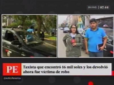 SJL: delincuentes roban y desmantelan auto de taxista honrado