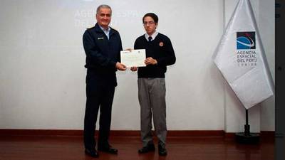 Escolar peruano ganó concurso internacional sobre tecnología y ciencia espacial