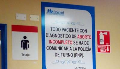 EsSalud se pronuncia sobre afiche en hospital de Apurímac