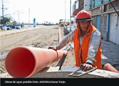 Más de 77,000 pobladores de San Juan de Lurigancho tendrán agua y alcantarillado