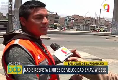 San Juan de Lurigancho: Denuncian constantes accidentes en la avenida Wiesse