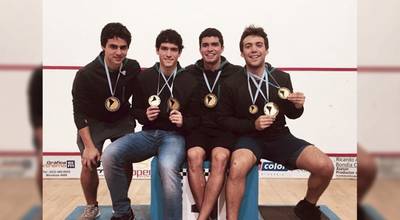 Seleccion de squash logró título sudamericano.