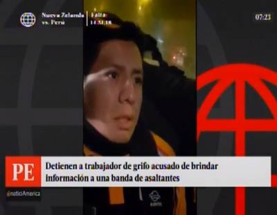 SJL: trabajador de grifo brindaba información a banda de asaltantes