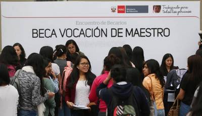 Becarios del Minedu enseñarán en escuelas desde el 2020