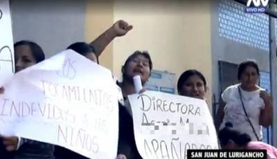 San Juan de Lurigancho: Dos niñas de 7 años acusaron a su profesor por tocamientos indebidos