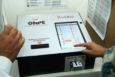ONPE: Voto electrónico se aplicará en las elecciones municipales 2018