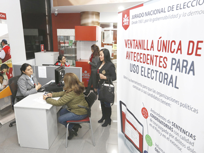 JNE capacitará a organizaciones políticas para uso de ventanilla única electoral 