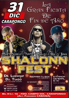 Gran Fiestón ´Shalonn Fest 2018´