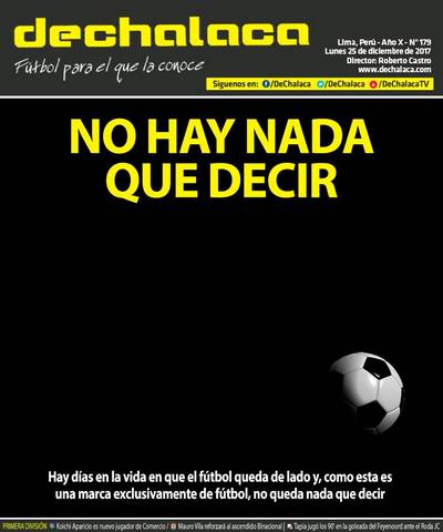 Indulto a Fujimori: diario local de deportes muestra su indignación en portada