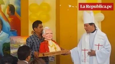 Internos del penal Castro Castro hicieron entrega de ofrendas para el papa Francisco