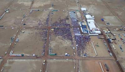 Poca asistencia a la misa del papa Francisco en Iquique