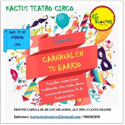 Carnaval en el Barrio de Canto Grande