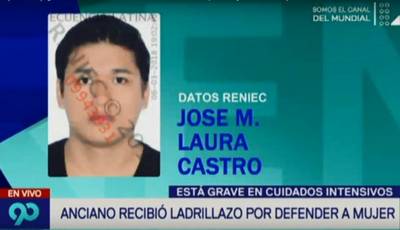 Sujeto destrozó cráneo a anciano que defendió a vecina agredida
