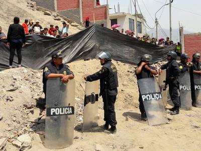 SJL: alcalde afirma que autoridades del Minedu sabían de la demolición en colegio