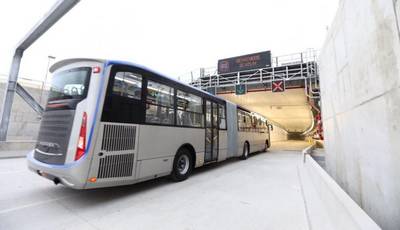 Presentan Bus que recorrerá Vía Expresa Línea Amarilla  
