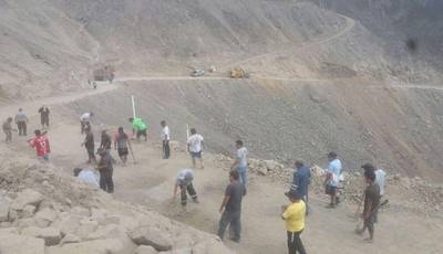 En Comas realizan mejoras en anillo vial que conecta con San Juan de Lurigancho