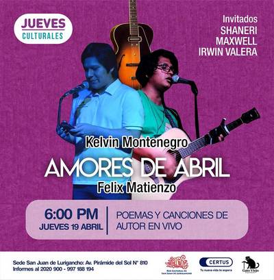 Amores de Abril - Poesía y música