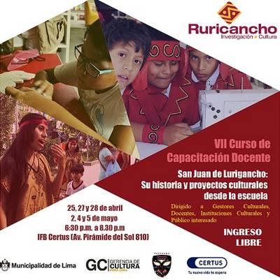Conferencias magistrales del patrimonio cultural de San Juan de Lurigancho