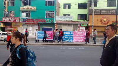Realizan plantones para la Marcha por la Vida