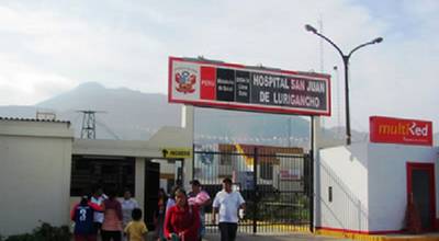 Se aprobó la transferencia de dinero al hospital de San Juan de Lurigancho 