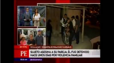 Hace dos semanas fue detenido por violencia y hoy mató a su pareja