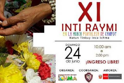 XI Inti Raymi en la huaca Fortaleza de Campoy