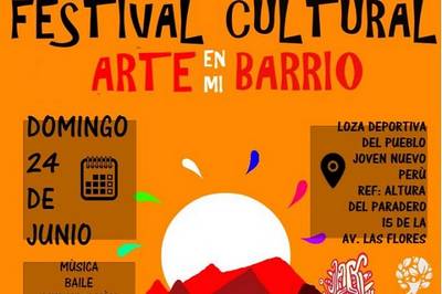Festival Cultural: «Arte en mi barrio» en Nuevo Perú