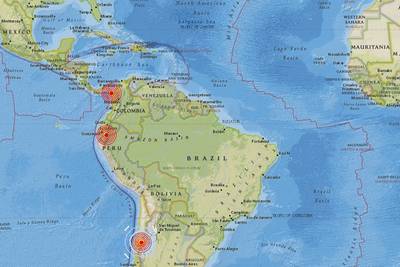 Una cadena de fuertes sismos sacude el Pacífico de América en menos de una hora