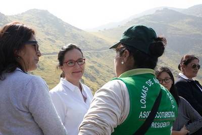 Congresista de Nuevo Perú visita Lomas de Mangomarca para constatar su estado de conservación
