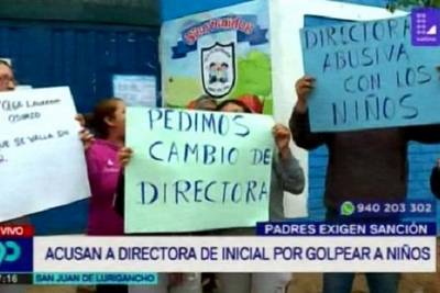 Acusan a directora de colegio inicial de maltratar a alumnos