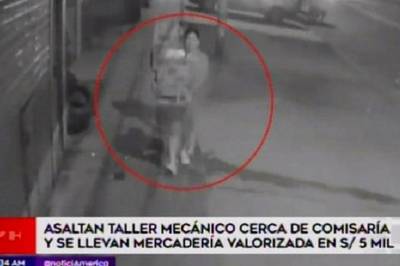 Delincuentes asaltan taller mecánico ubicado a dos cuadras de comisaría
