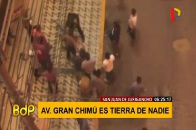 SJL: vecinos de la av. Gran Chimú viven en medio de delincuencia y violencia