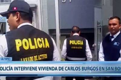 Carlos Burgos: policía interviene departamento de ex alcalde de SJL