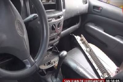 San Juan de Lurigancho: asesinan a balazos a taxista dentro de su auto