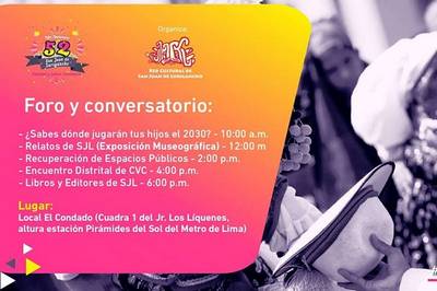 Foro: Identidad y Cultura Comunitaria en San Juan de Lurigancho