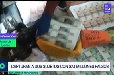 Policía incauta 3 millones de soles falsos en una casa de San Juan de Lurigancho