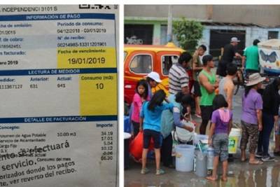 Aniego en SJL: tarifas de agua verán efecto en recibos de febrero