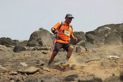 Entrenamiento por los cerros de San Juan de Lurigancho