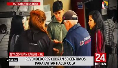 La Informalidad reina en la línea 1 del Metro de Lima